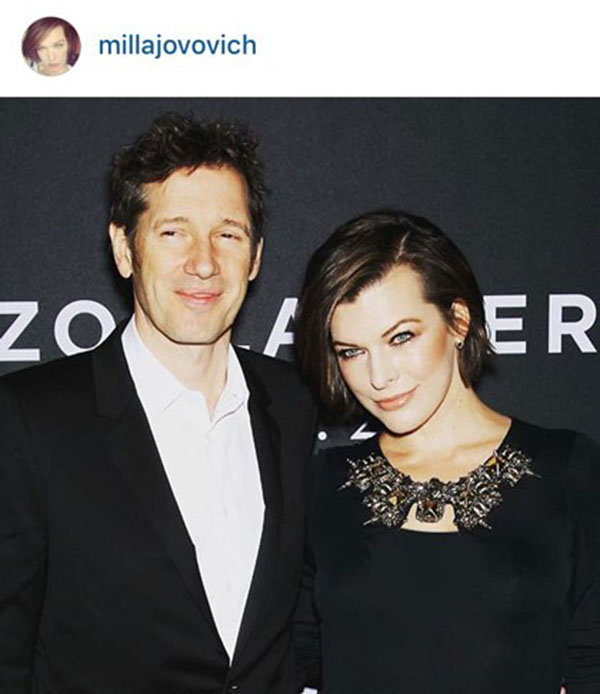«میلا یوویچ» همراه با همسرش در مراسم افتتاحیه فیلم «زولندر2» که خیلی هم از آن تعریف کرده است