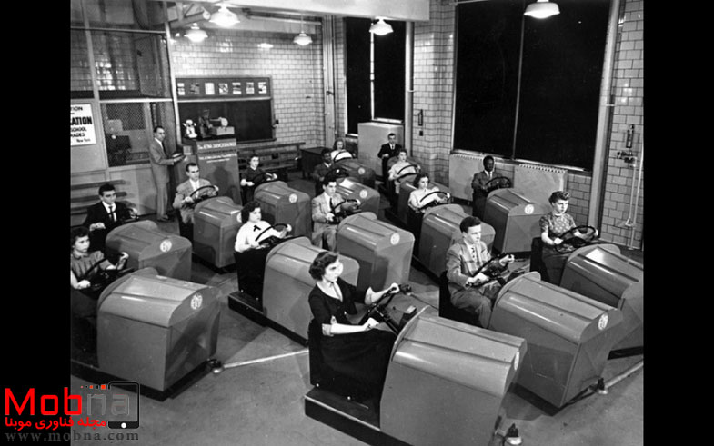 آموزشگاه رانندگی در سال ۱۹۵۳ (عکس)