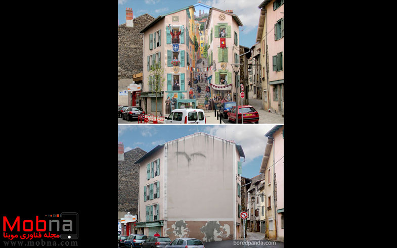 تغییرات باورنکردنی خیابانها توسط هنر نقاشی (عکس)