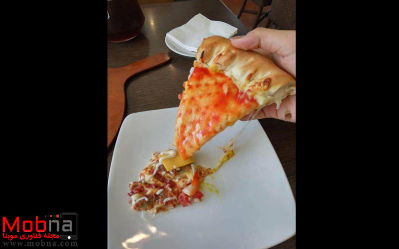 بدشانسی از جنس پیتزا! (عکس)