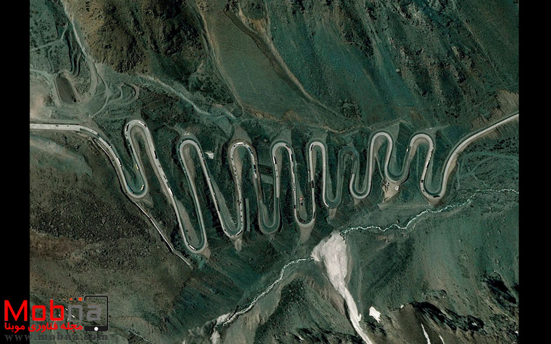 تصویر ماهواره ای شگفت انگیز از کوه های آند (عکس)