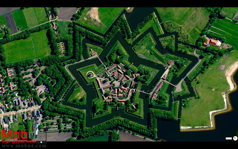 تصویر ماهواره ای شگفت انگیز از هلند (عکس)
