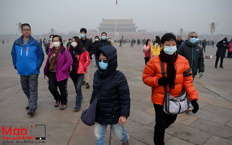 آلودگی هوای این روزها در چین (عکس)