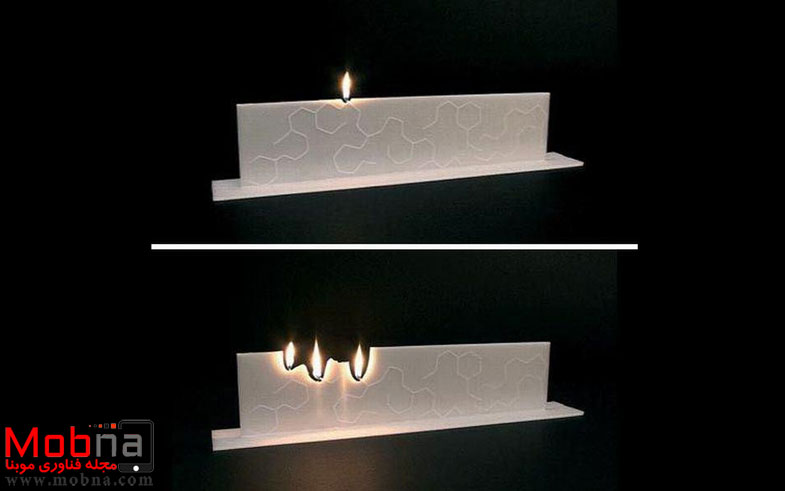 شمع با طراحی خلاقانه! (عکس)