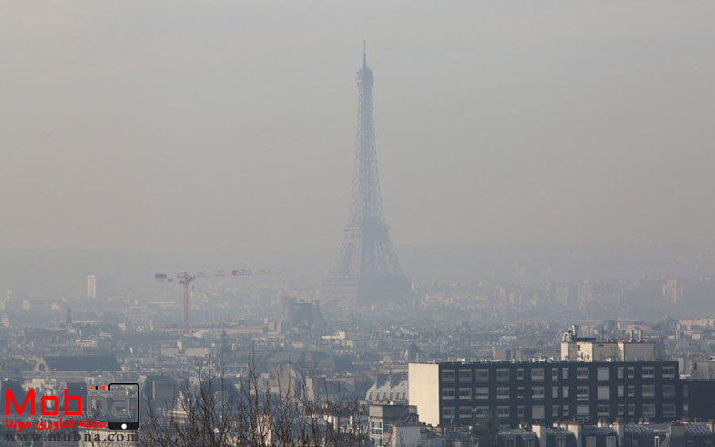 هوای آلوده پاریس! (عکس)