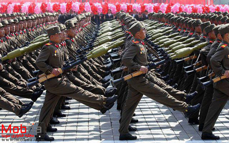 رژه متفاوت در کره شمالی! (عکس)