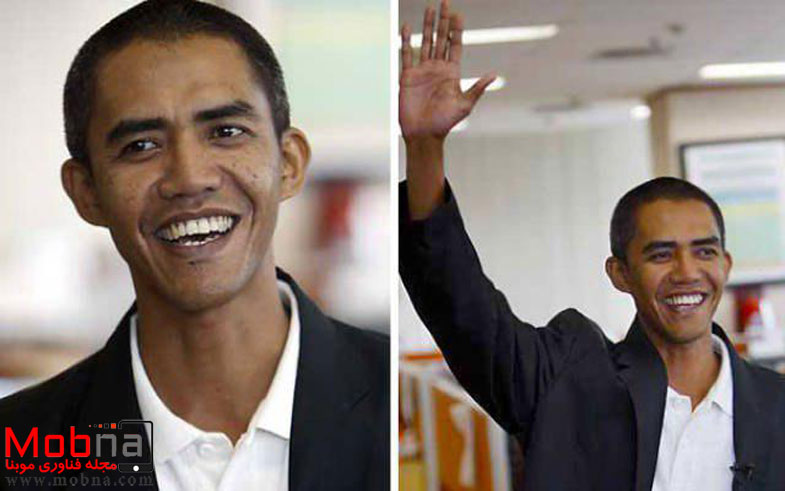 بدل اوباما در اندونزی! (عکس)