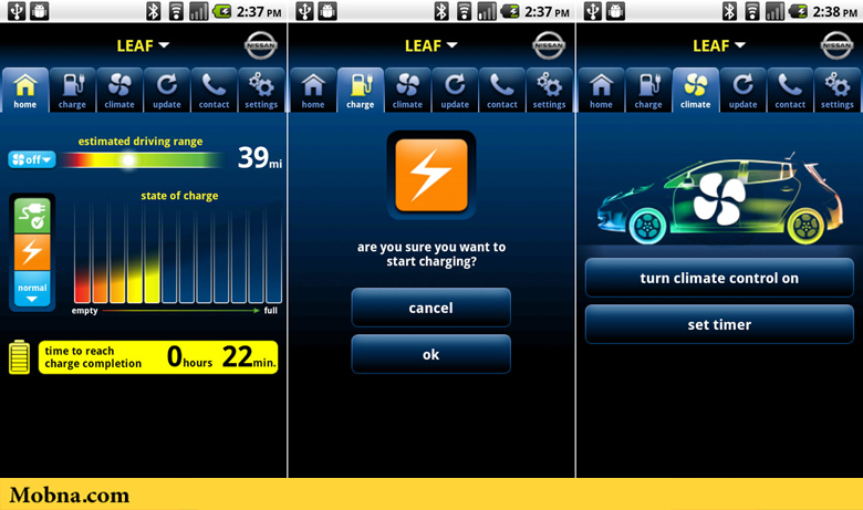 4 Nissan Leaf app