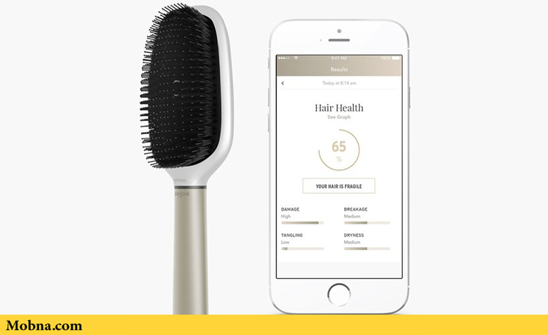 برِس هوشمند برای تشخیص سلامت موهای شما (+عکس و فیلم)
