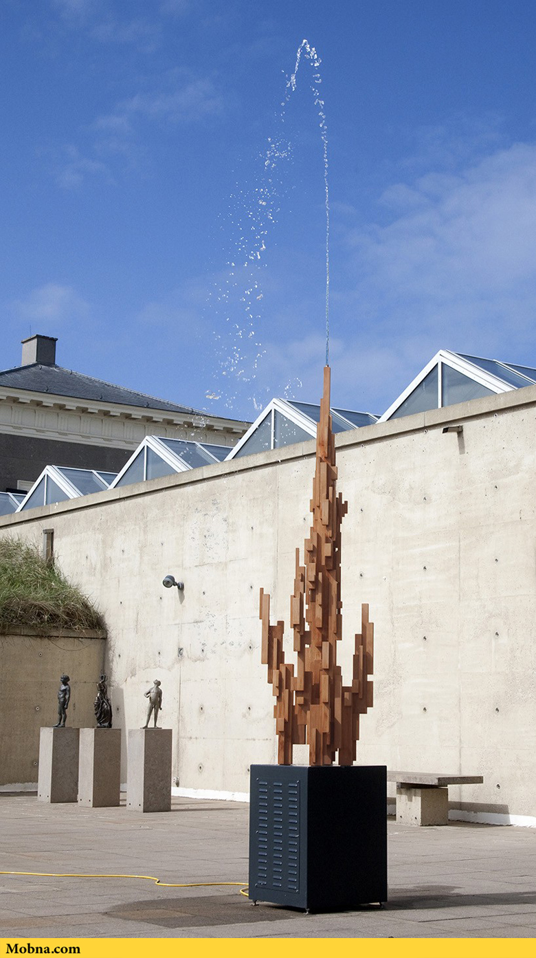 مجسمه هنری برای تولید آب از هوای داغ بیابان (+عکس)