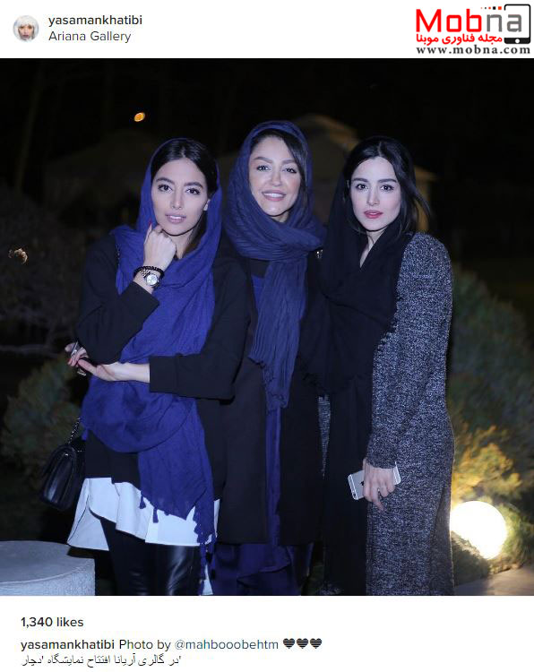 شقایق فراهانی به همراه دو بانوی فعال در عرصه مدلینگ! (عکس)
