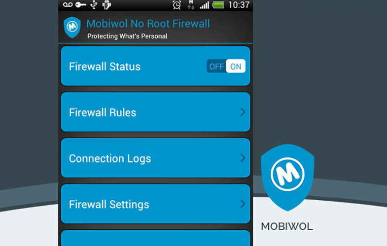 برنامه Mobiwol NoRoot Firewall: محدود کردن اینترنت به اپلیکیشن های دلخواه