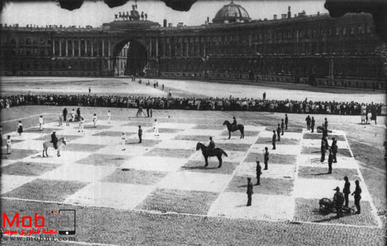 شطرنج واقعی! (عکس)
