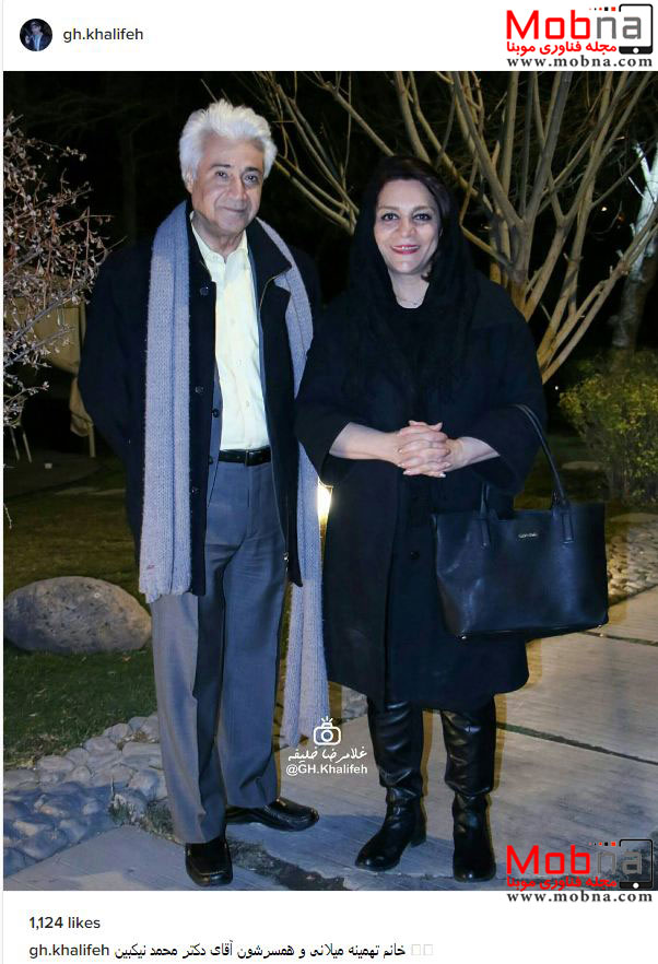 تیپ جالب تهمینه میلانی و همسرش (عکس)