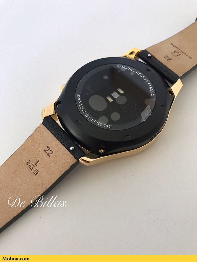 مدل ویژه ساعت هوشمند «گیِر اس۳» سامسونگ با بدنه‌ای از طلای ۲۴ عیار (عکس)
