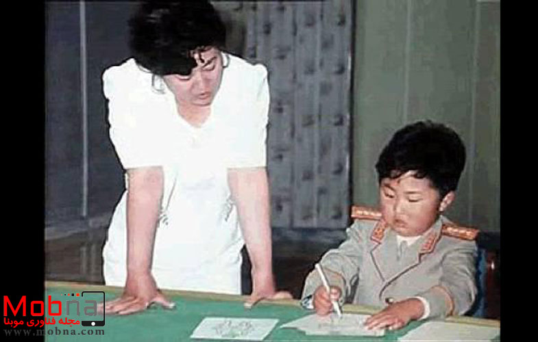 رهبر کره شمالی و مادرش! (عکس)