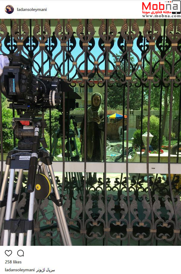 سلفی آینه ای و متفاوت لادن سلیمانی در سریال لژیونر (عکس)