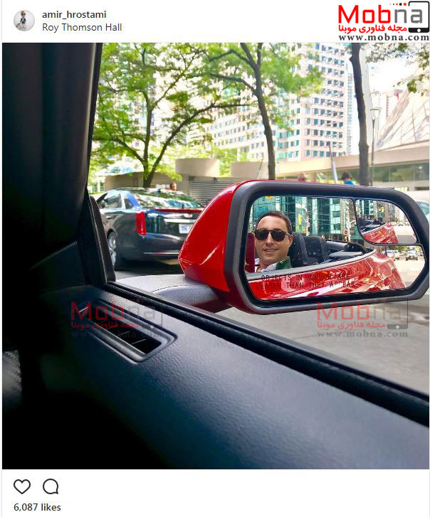 سلفی امیرحسین رستمی در خودروی گرانقیمت (عکس)