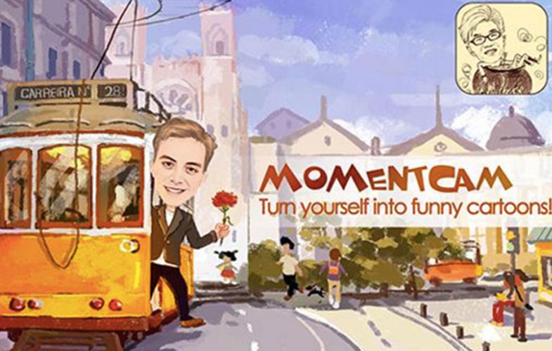 سفر به دنیای کارتونی با MomentCam