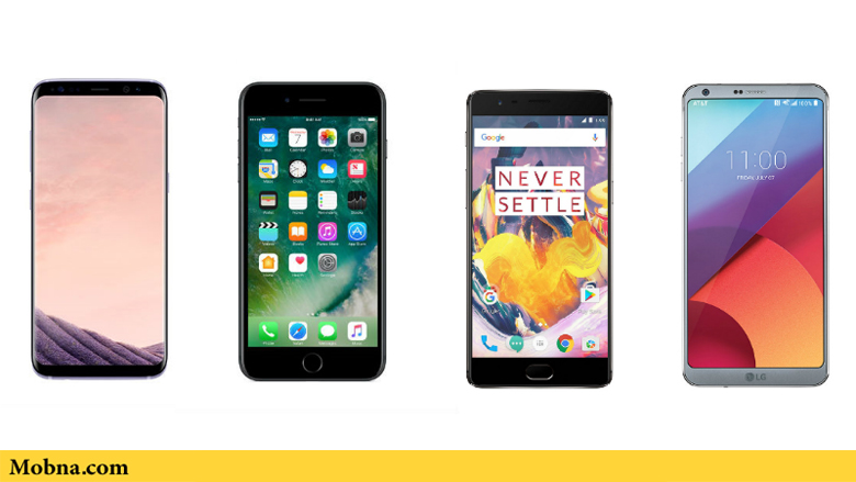 Nokia 8 vs Apple iPhone 7 Plus vs Samsung Galaxy S8 vs OnePlus 5 4