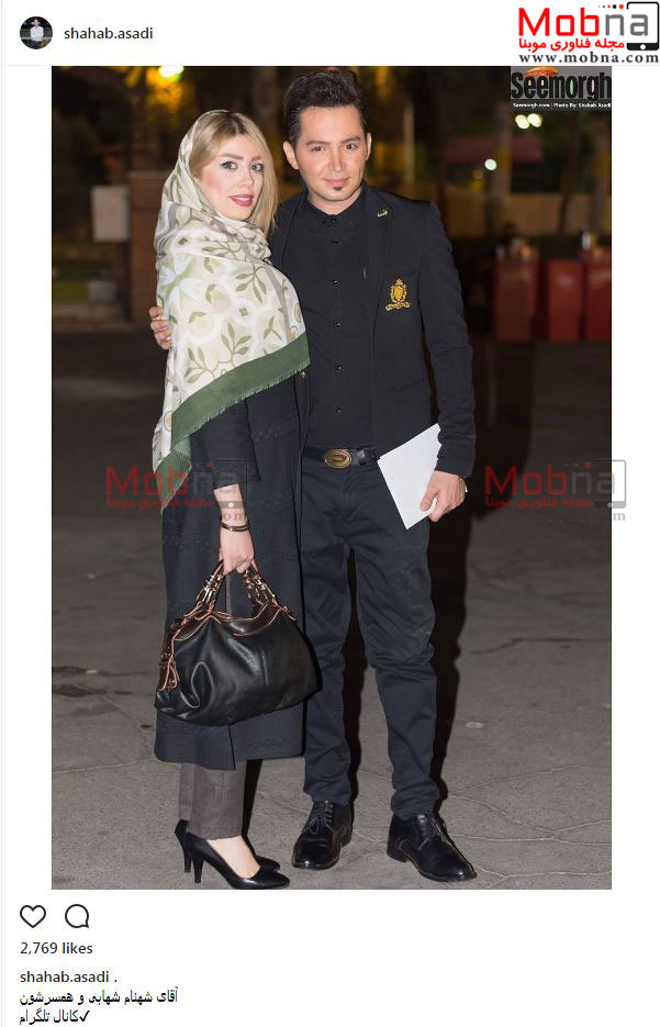 تصاویری از شهنام شهابی به همراه همسرش در یک مراسم (عکس)