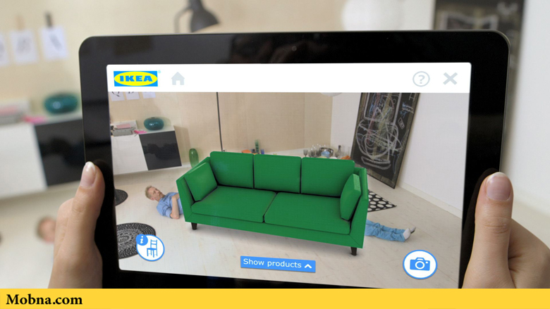 اپلیکیشن واقعیت افزوده IKEA برای کمک به چیدمان وسایل منزل (+عکس)