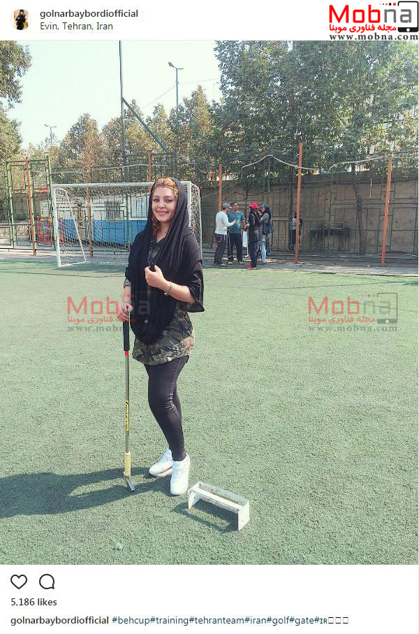 تیپ و ظاهر بازیگر زن ایرانی در حال تمرین ورزش بهکاپ (عکس)