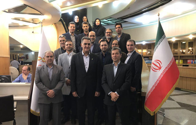 دیدار صمیمانه مدیر عامل هلدینگ داده ورزی سداد از شعبه مستقل اسکان بانک ملی ایران
