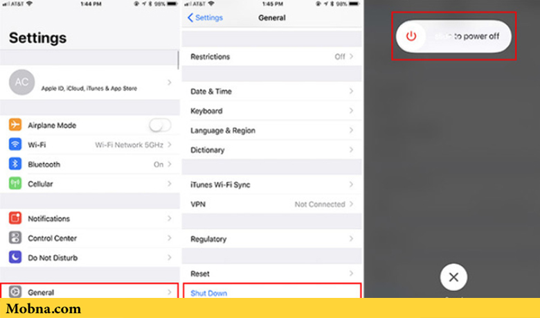 چگونه با iOS 11 بدون استفاده از کلید پاور گوشی را خاموش کنیم؟