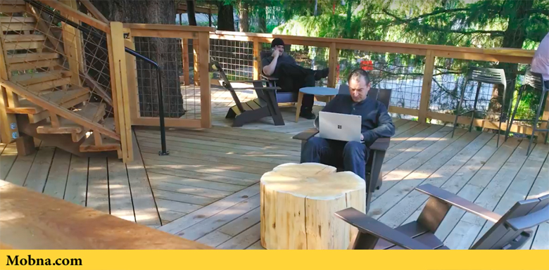 مایکروسافت برای کارمندان خود خانه درختی ساخت (+عکس)