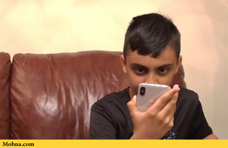 پسربچه ۱۰ ساله حسگر تشخیص چهره در «آیفون ایکس» را فریب داد (+عکس و فیلم)