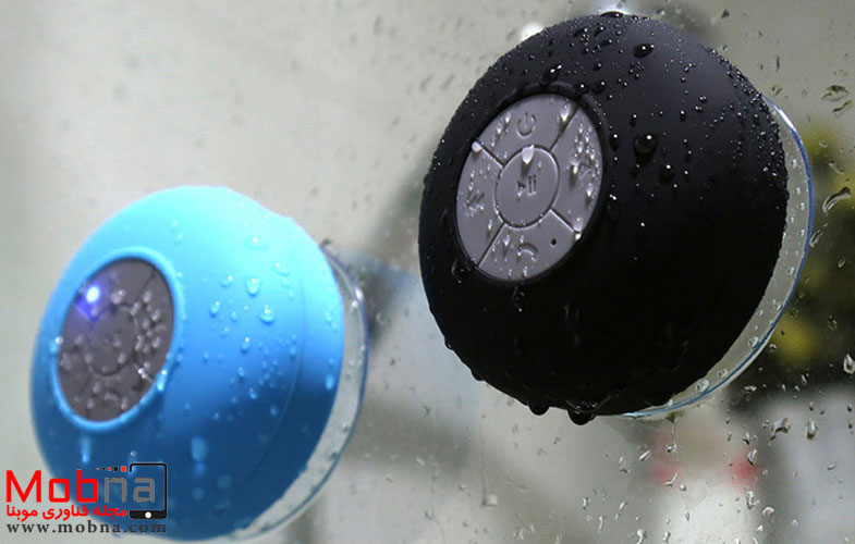 Black Blue Waterproof Bluetooth Shower Speaker Mini portable Bluetooth Speaker Audio Receiver Music Suction Phone