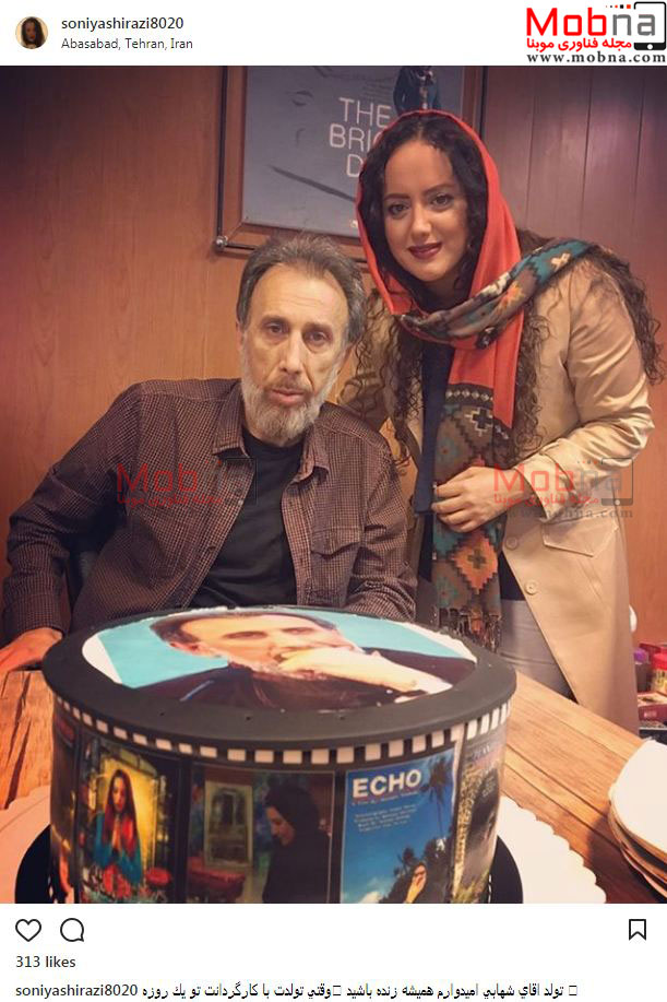 سونیا شیرازی در جشن تولد آقای شهابی (عکس)