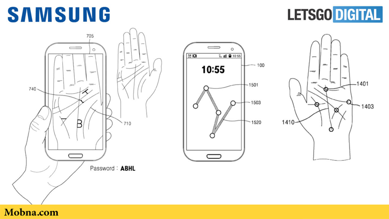 Samsung patents palm scanning 3
