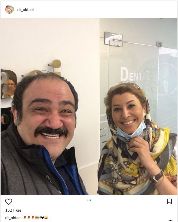 مهران غفوریان در مطب دندانپزشکی خانم دکتر! (عکس)