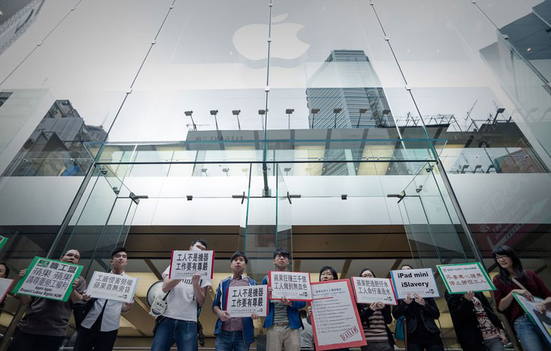 مسمومیت کارگران اپل در چین جنجال به پا کرد