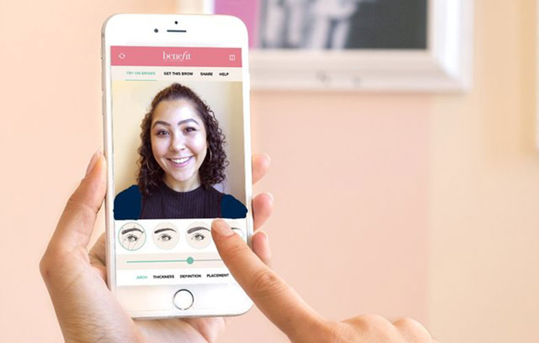 اپلیکیشن آرایش صورت با کمک واقعیت افزوده