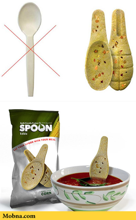 9 Edible Packaging Corn Spoon2