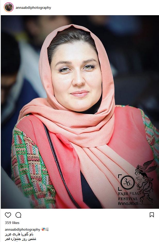ژست های گلوریا هاردی در حاشیه جشنواره فیلم فجر (عکس)