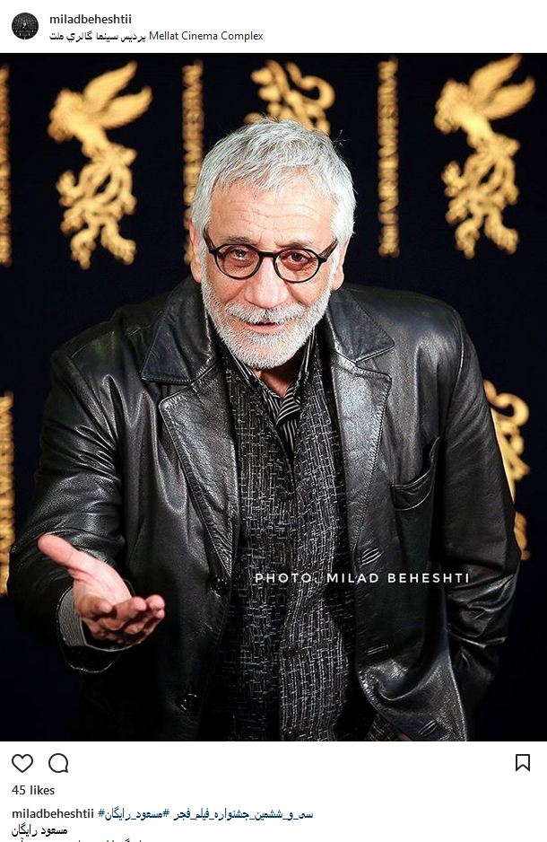 مسعود رایگان در جشنواره فیلم فجر (عکس)