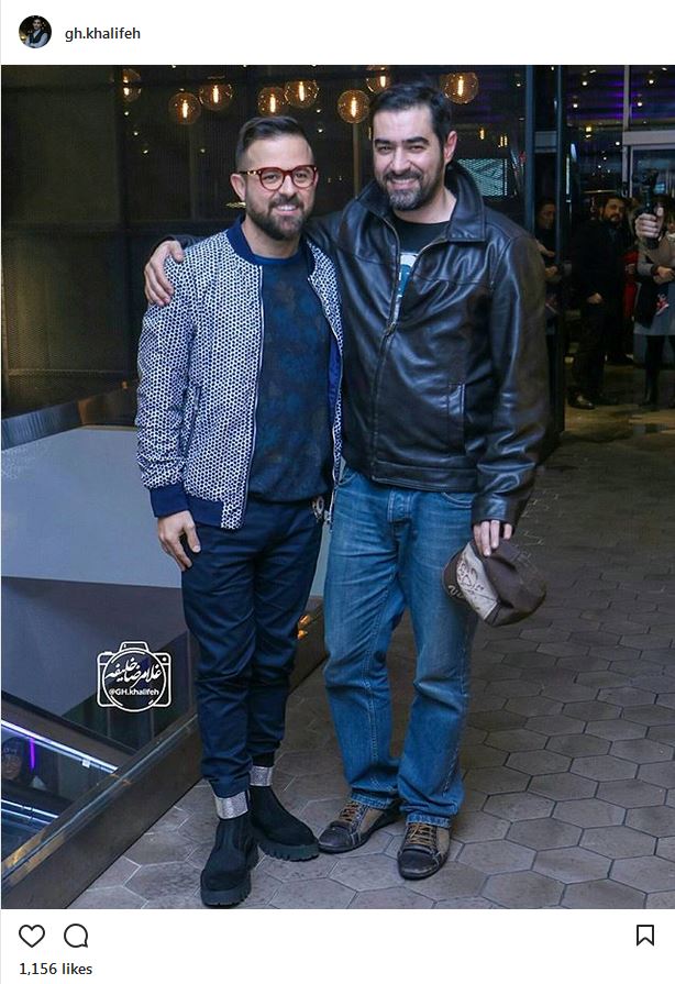 تیپ و ظاهر شهاب حسینی و هومن سیدی در اکران فیلم کمدی انسانی (عکس)