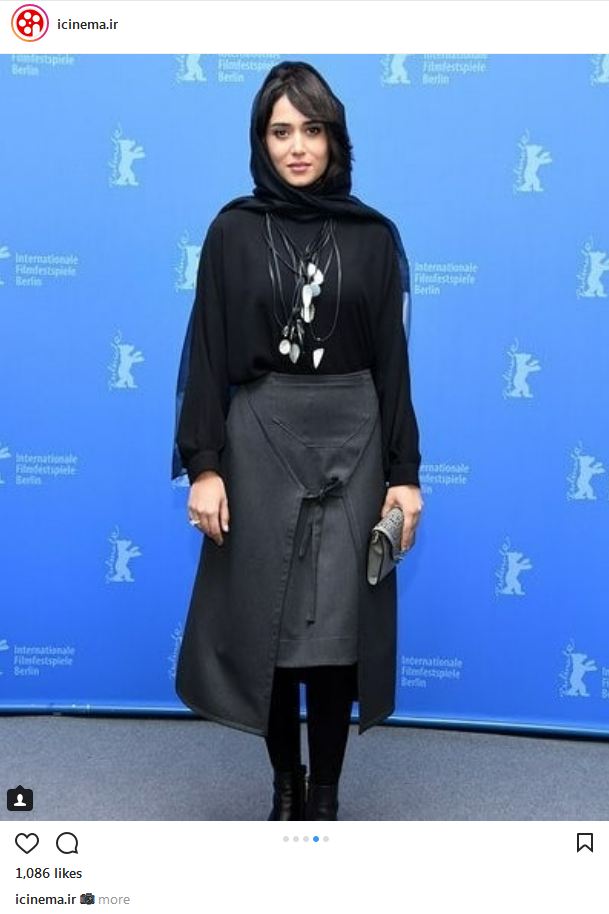 تصاویری از پوشش جالب پریناز ایزدیار در جشنواره فیلم برلین (عکس)