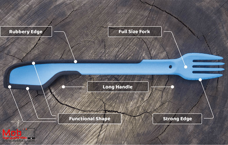 morsel camping spork spatula utensil 12