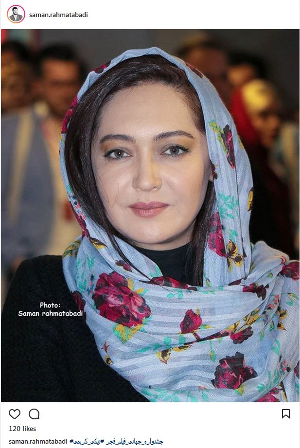 تصاویری از پوشش و ظاهر نیکی کریمی در جشنواره جهانی فجر (عکس)