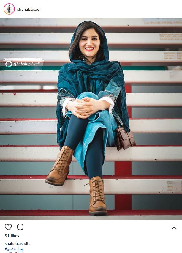 پوشش جالب نورا هاشمی در جشنواره جهانی فیلم فجر (عکس)