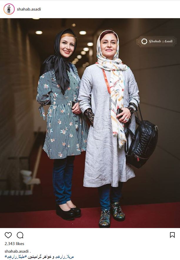 تیپ و ظاهر مریلا و ملیکا زارعی در جشنواره جهانی فجر ( عکس)