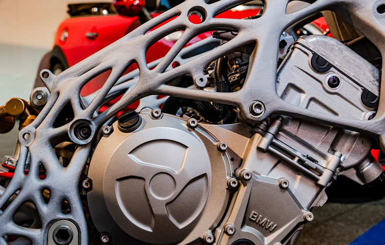 تولید موتورسیکلت با چاپگر سه بعدی (+عکس)