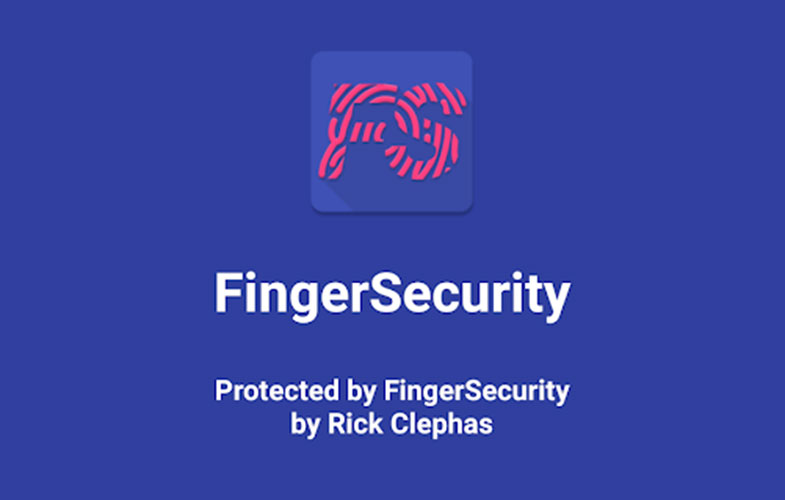 قفل گذاری روی اپلیکیشن های نصب شده با اثر انگشت توسط Finger Security