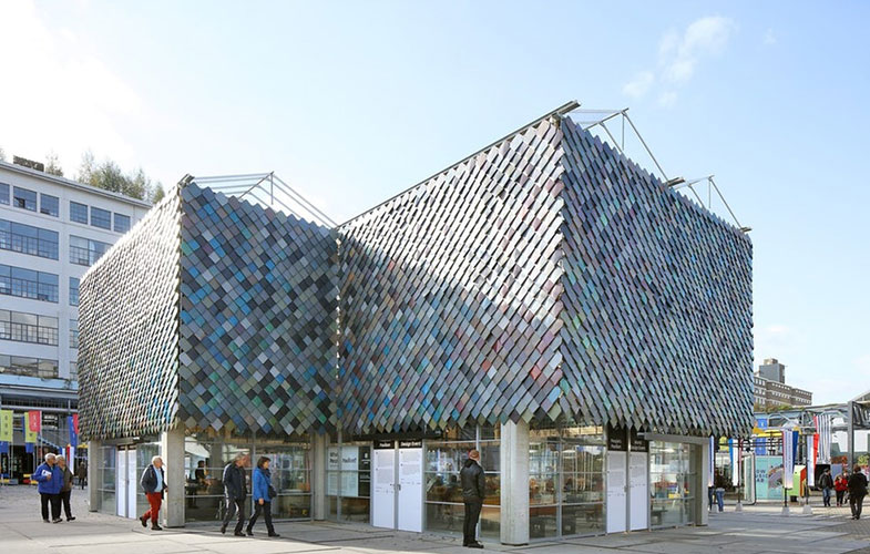 احداث ساختمانی از زباله در هلند (+عکس)