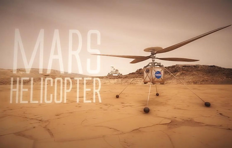 ناسا هلی کوپتر به مریخ می فرستد (+ویدئو)